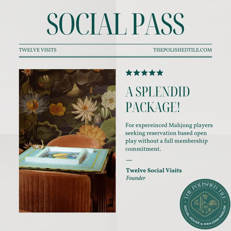 Social Pass: 12 Visits